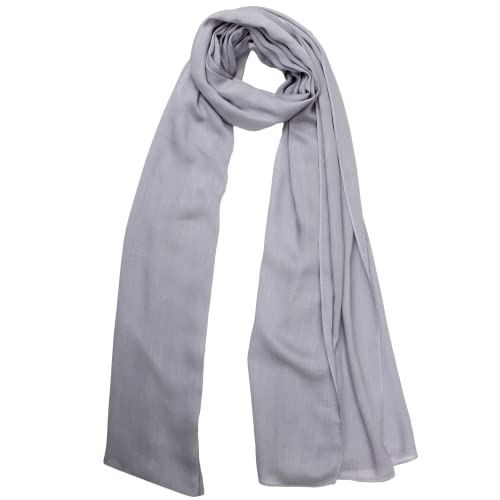 Modal Hijab for Women | Headscarf - color: Smoke Modal - Plain Hijab