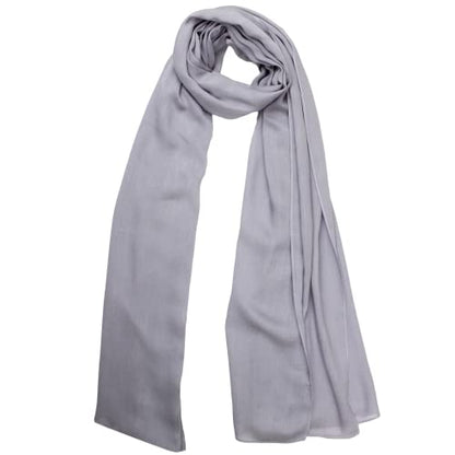 Modal Hijab for Women | Headscarf - color: Smoke Modal - Plain Hijab