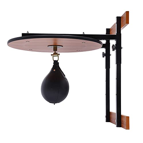 Speed Bags Platform Kit,Adjustable Height Boxing Speed Ball, Punching Training Equipment with Boxing Ball, Wall Mount Punching Bag Practice Speedbag Set for Home, Gym, Fitness Enthusiasts