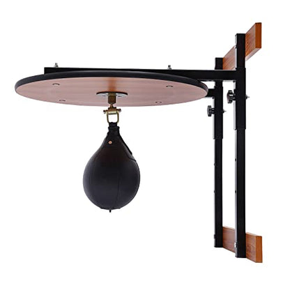 Speed Bags Platform Kit,Adjustable Height Boxing Speed Ball, Punching Training Equipment with Boxing Ball, Wall Mount Punching Bag Practice Speedbag Set for Home, Gym, Fitness Enthusiasts