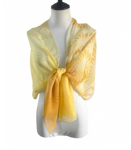 Acotavie Scarfs for Women Lightweight Fashion Scarves Print Floral Pattern Scarf Shawl Wraps - color: B07