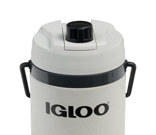 Igloo Trailmate Hybrid 54 oz Insulated Water Bottle, Large Sports Water Jug, Beverage Cooler, Bone - color: Bone