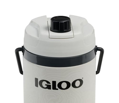 Igloo Trailmate Hybrid 54 oz Insulated Water Bottle, Large Sports Water Jug, Beverage Cooler, Bone - color: Bone