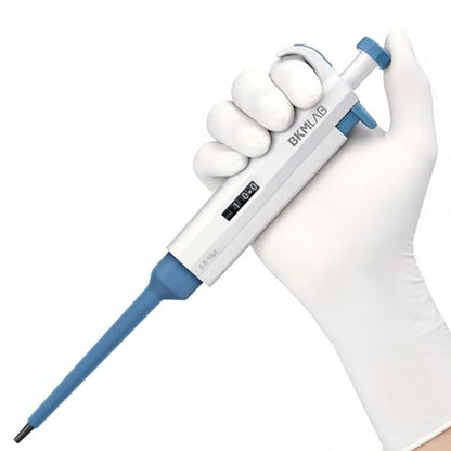0.5-10ul Single Channel Pipette, High Accurate Manual Adjustable Variable Volume Micropipette, 0.1μl Increment, Pipettes for Laboratory, Scientific and Industrial Research - size: 0.5-10μL