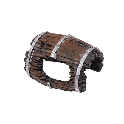 Resins Aquariums Scenery Small Weathered Barrels for Creating Underwater Landscape Fishes Tanks Accessory Pet Fishes Tanks Decoration