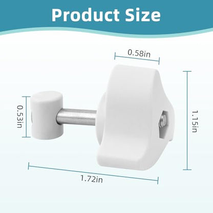 Canister Filter Lid Fastener Compatible with Fluval FX2 FX4 FX5 FX6 Canister Filters, A20215 Lock Nut Clamp Lid Fastener for Aquarium Filter, 2 Pack