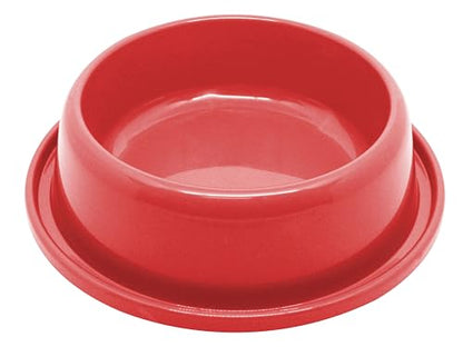 Ant-Proof Pet Food & Water Bowls – Moat Design Non-Skid Dish Set for Dogs & Cats – Prevents Ants & Insects – Easy Clean, Portable, Safe for All Pets (Pack 2) (Red, 20oz)