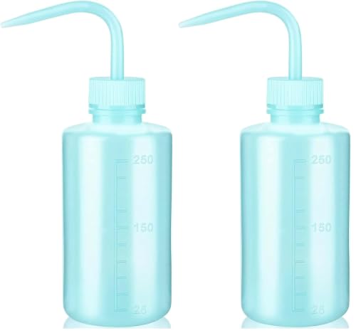 Valchoose Medical Squeeze Bottle 250ml, 8.5oz, Premium (Blue) Wash Bottle LDPE No Leaking （1Pack） (Pack of 2) - color: Blue, size: 8.5 Ounces (Pack of 2)