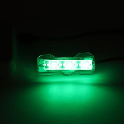 Mini Aquarium Light 0.5-2 Gallon Desktop Aquarium Green USB LED Light - color: Green