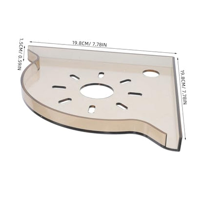 Fish Tank Decor Triangle Shelf for Storage Corner Rack Stand Easy Access for Aquarium Supplies