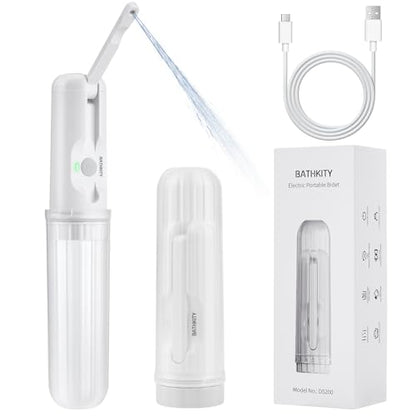 Portable Bidet for Travel, Multi- Bottle Compatible Handheld Bidet, 3 Water Pressure Modes, 180°Adjustable Nozzle, IPX6 Waterproof, White