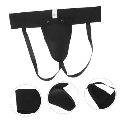 Mipcase Professional Breathable Groin Guard for Men Reusable Crotch Protector with Air-Permeable Material Comfortable Training Accessory for Boxing Taekwondo MMA Kickboxing and Outdoor