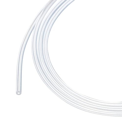 1m(3.3ft) 0.4mm(0.02") ID x 1.6mm(1/16") OD Silicone Tubing Clear Industrial Plastic Tubing Pure Silicone Hoses for Pump Siphoning Draining Irrigation Brewing - color: Clear, size: 0.02" x 1/16"