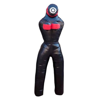 MMA Training Dummy for Judo and Taekwondo 170cm Unfilled Punching Bag - color: Black