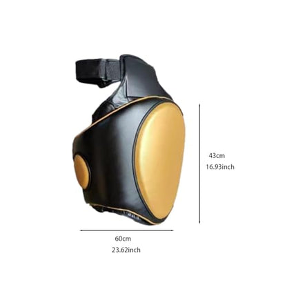 Colaxi Kick Boxing Thigh Pad,Kicking Striking Body Pad,Kickboxing Muay Thai Kickboxing Women Men Workout,Boxing Training Foot Target - color: left black