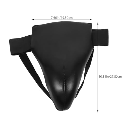 Training Groin Protector Boxing Crotch Guard Wear-Resistant Breathable Male Martial Arts Groin Guard for Adults and Taekwondo MMA Protective Gear