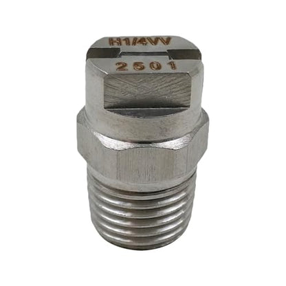 Stainless Steel Flat Fan Nozzle 1PC 1/4'' HVV Flat Fan Nozzle 0-110 Degree Flat Fan Water Spray Nozzle HVV Cooling Nozzle Industrial(8001) - color: 8001