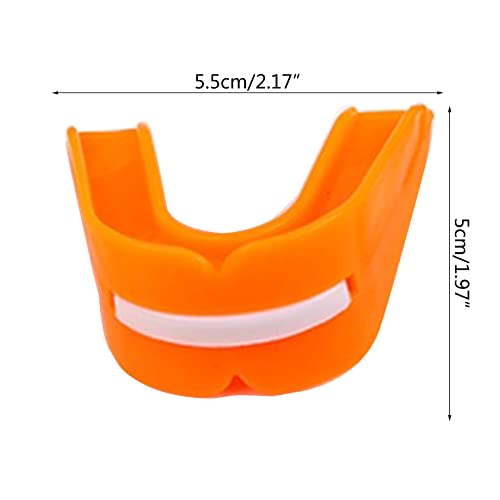 Sports Mouth Guard Youth Mouthguard Adults Athletic Double-Sided Gum-Shield for Football Basketball Boxing MMA Hockey Teeth Protector Boxing - color: Sky Blue