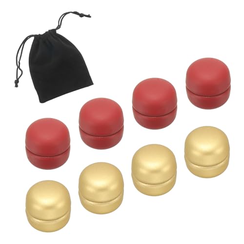 PATIKIL Hijab Magnetic Pinless Pins with Storage Bag - color: Red/Champagne