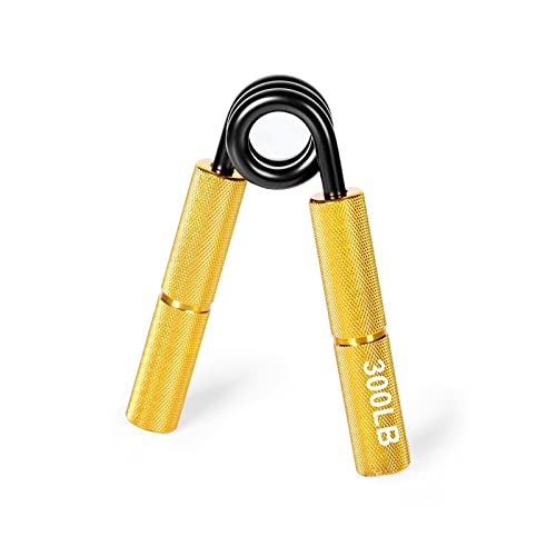 Adjustable Grip Strengthener for Enhanced Hand and Arm Training - Maximize Your Strength - color: Aureate 300lb