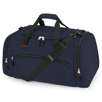 Uarition Mens Gym Bag, 55L Large Sports Duffle Bags, Workout Bags Lightweight, Navy Blue - color: Navy Blue