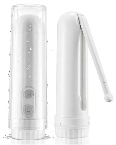 Portable Bidet for Travel Bidet Sprayer 2 Pressure Options, Waterproof, 180° Adjustable Nozzle Handheld Bidet for Postpartum Care Women Men Baby Cleaning