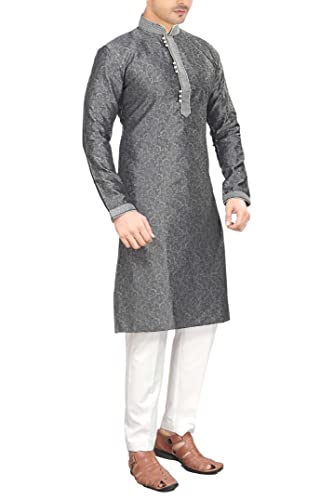 SK111 Men's Kurta Pajama Set Indian Traditional Party Wear Outfit - size: 46