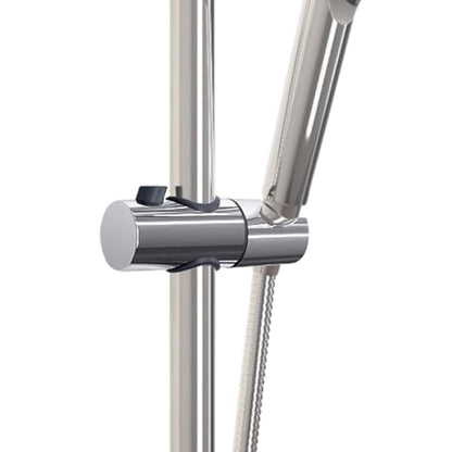 Shower Head Holder for Slide Bar - Adjustable Hand Showers Clamp | 360 Degree Rotation Slider, Bathroom Replacement Bracket, Universal Shower Sprayer Mount, Easy Install Holder - size: 24mm