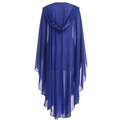 OBEEII Muslim Dress for Women Loose Batwing Sleeved Hooded Beaded Embroidery Long Abaya Dress Kaftan Abayas Islamic Robe - color: Bs09