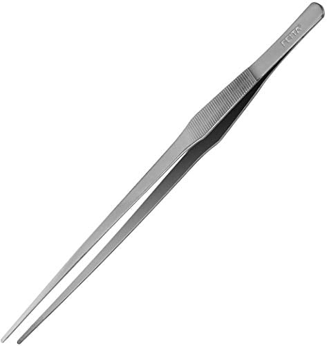 Extra Long Tweezers 18.9 Inch - FEITA Stainless Steel Straight Tweezer Tongs for Aquarium Fish Tank Plants - style: 18.9Inch Straight-Tip