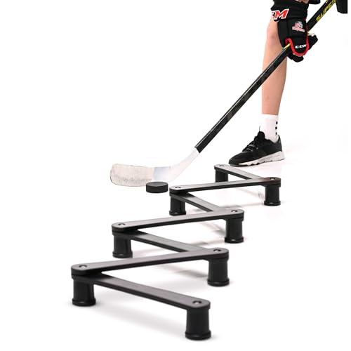 The Snake Stickhandling Trainer – Adjustable Hockey Training Aid for Puck Control, Quick Hands, Reaction Time & Coordination – Snake 5, Snake 7 & Elevated Styles - style: Snake 7