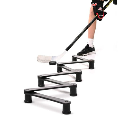 The Snake Stickhandling Trainer – Adjustable Hockey Training Aid for Puck Control, Quick Hands, Reaction Time & Coordination – Snake 5, Snake 7 & Elevated Styles - style: Snake 7