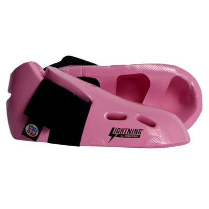 Karate Taekwondo Sparring Foot Pads - color: pink, size: adult XXXl 15-16