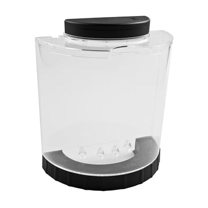 Tetra 1 Gallon Half Moon Small Fish Tank w/Movable LED Light, for Betta & Gold Fish, Aquarium | (Pack of 3) - size: 9"W,10.5"H,4.5"D (Pack of 3)