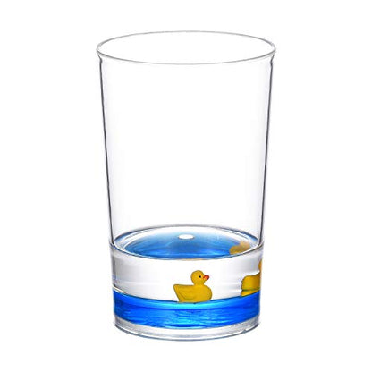 5 Piece Acrylic Liquid 3D Floating Motion Bathroom Vanity Accessory Set Duck - size: 5-piece, style: Duck