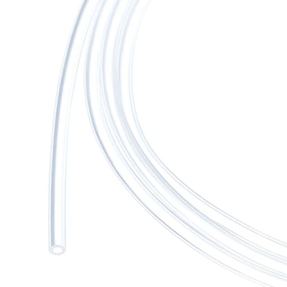 1m(3.3ft) 1mm(0.04") ID x 2mm(0.08") OD Silicone Tubing Clear Industrial Plastic Tubing Pure Silicone Hoses for Pump Siphoning Draining Irrigation Brewing - color: Clear, size: 0.04" x 0.08"