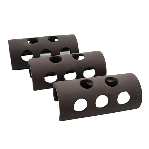 M2cbridge Ceramic Shrimp Dome Hide Shelters Swim Holes Shrimp Habitat Breeding Tube(3PCS Tube) - color: 3pcs Tube