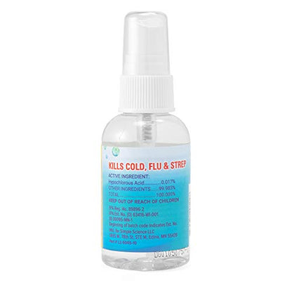 CleanSmart To Go Disinfectant Kills 99.9% of Viruses, TSA-Approved for Safe Travel, 2 oz Bottle (Pack of 3) - size: 2 Fl Oz (Pack of 3)