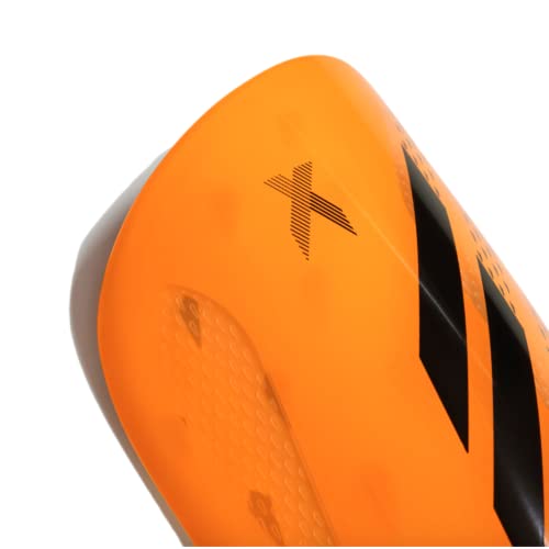 adidas Unisex-Adult X League Shin Guards, Solar Gold/Black/Solar Orange, Large