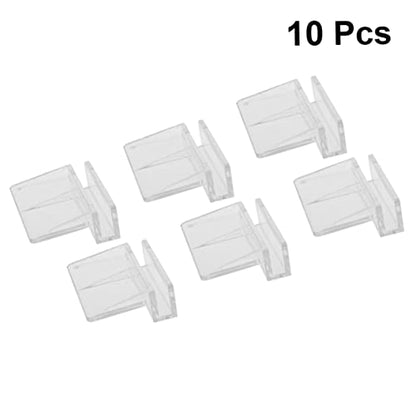 balacoo 10pcs Plastic Aquarium Supports Fish Tank Cover Bracket Home Aquarium Decor