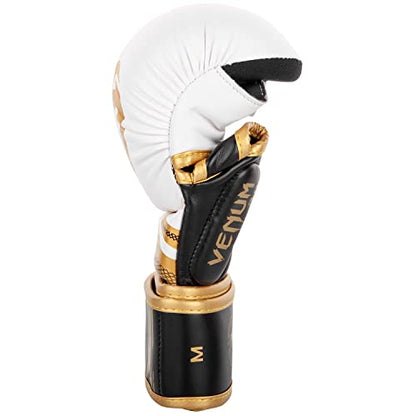 Venum Challenger 3.0 Sparring Gloves - color: White/Black/Gold, size: Small