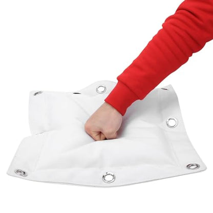 Wall Punching Bag, Sand Bag Wing Chun Kung Fu Wall Bag Kick Boxing Striking Canvas Punch Bag Empty Striking Sand Bag for Sanda Training - size: Medium