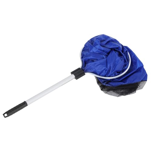 Dioche Sock Net Koi Aquarium Soft Fishing Net - Large Koi Transfer Mesh Basket for Safe Fish Transfers - Nonslip Handle - Portable and Durable for Medium to Large Fish - size: Diameter 35CM, handle 50CM