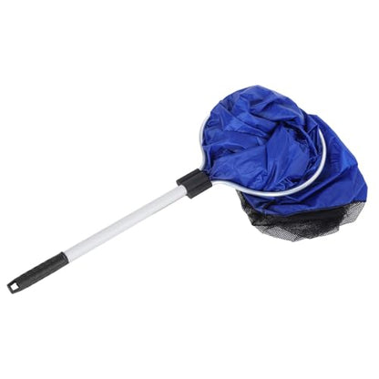 Dioche Sock Net Koi Aquarium Soft Fishing Net - Large Koi Transfer Mesh Basket for Safe Fish Transfers - Nonslip Handle - Portable and Durable for Medium to Large Fish - size: Diameter 35CM, handle 50CM