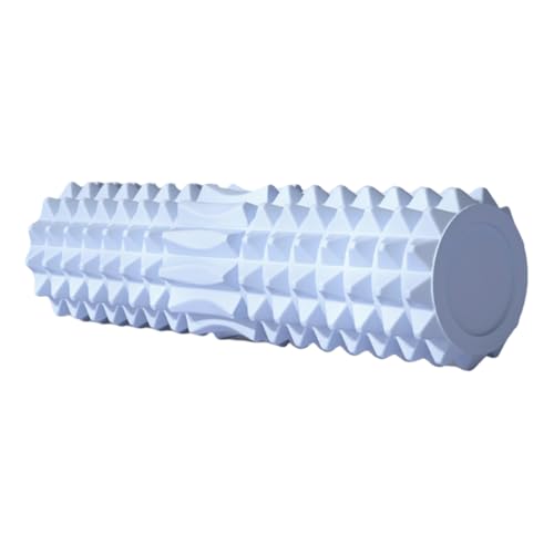 Solid Foam Roller Yoga Stick Roller Dual-Zone Leg Muscle Relaxation Deep Massage Relaxation Pain Relief (Blue (Solid)) - color: Blue (Solid)