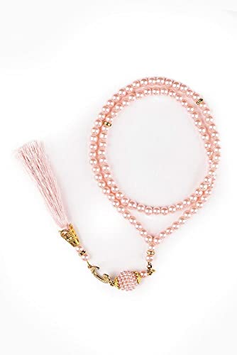 Muslim Prayer Rug, Yaseen Surah Pocket-Size Book & Prayer Beads Set, Perfect Islamic Gift I Mawlid Gift I Suitable for Men, Women | Islamic Ramadan Eid Gifts, (15 Sets, Pink) - size: 15 Sets