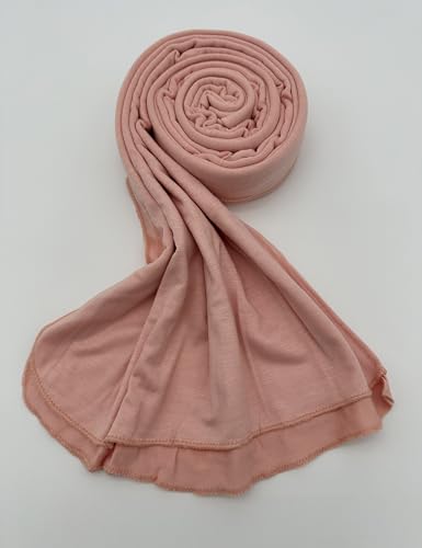 Premium Jersey Hijab Scarf for Women - Muslim Head Scarf - color: Blush