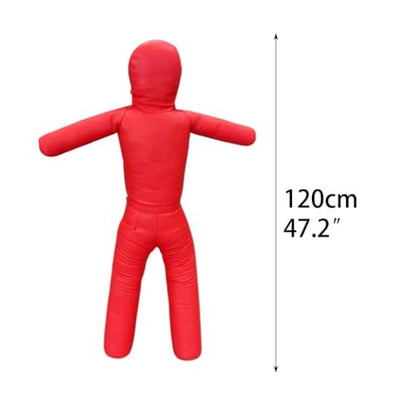 Kids Grappling Dummy Boxing Dummy Cover 120cm Unfilled Multifunction MMA Wrestling Bag for Martial Arts, Karate Judo
