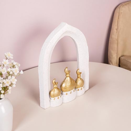 Ramadan Celebration Statue - This Beautifully Handcrafted Resin Ornament Features Intricate Detailing and Makes a Meaningful - color: Ramadan Celebration Statue