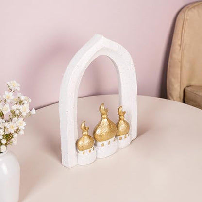Ramadan Celebration Statue - This Beautifully Handcrafted Resin Ornament Features Intricate Detailing and Makes a Meaningful - color: Ramadan Celebration Statue